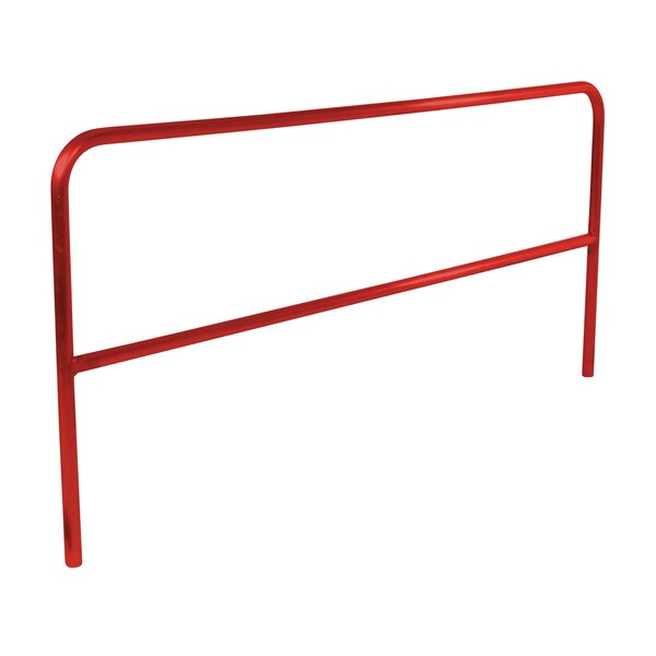 Vestil STEEL PIPE SAFETY RAILING 120 IN LENGTH RED VDKR-10-RD - main